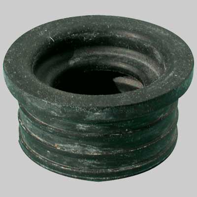 MORSETTO IN GOMMA NERA PER CURVE TECNICHE MM 50  Ø 26÷32     MADE IN ITALY