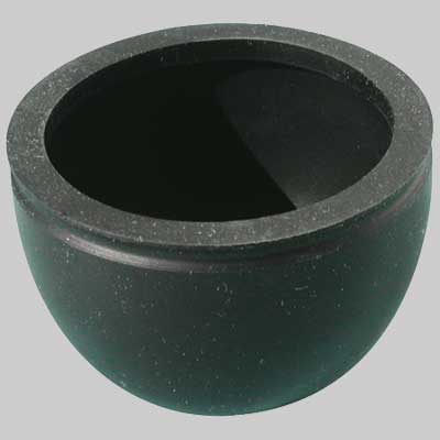 SFERA IN GOMMA NERA PER SIAS E RAMO  Ø 62,5 H 47     MADE IN ITALY