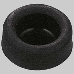 BIMORSETTO IN GOMMA NERA  Tubo Ø 32 x Can 26 mm     MADE IN ITALY