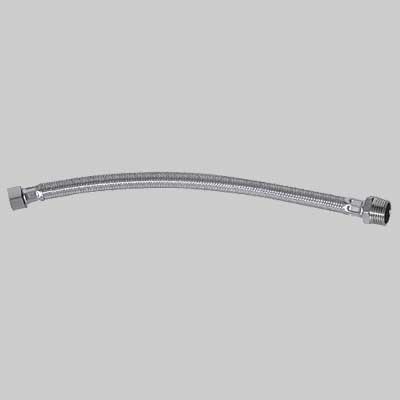 FLESSIBILE IN ACCIAIO GIGANTE F 1/2 X M 3/8  cm 35     MADE IN ITALY