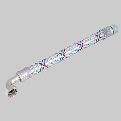 Flessibile antivibrante con curva 3/4 x 3/4  cm 40     MADE IN ITALY