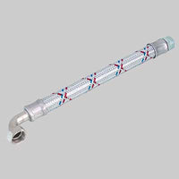 FLESSIBILE ANTIVIBRANTE CON CURVA 1 X 1  cm 50     MADE IN ITALY