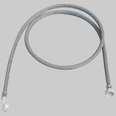 TUBO CARICO LAVATRICE IN PVC CON CURVA  cm 200     MADE IN ITALY