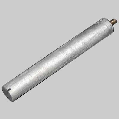 ANODO DI MAGNESIO PER SCALDABAGNI 10  15  30 LT  L 13 cm Ø 2 cm filetto M 6     MADE IN ITALY