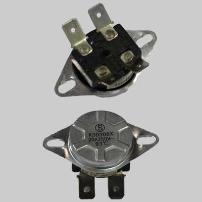 TERMOSTATO METALLICO PER SCALDABAGNI 10  15  30 LT       MADE IN ITALY