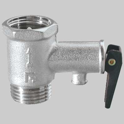 VALVOLA DI SICUREZZA CON LEVETTA  1/2 MF     MADE IN ITALY