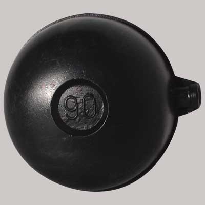 SFERA Ø 90  Inserto ottone 1/4     MADE IN ITALY