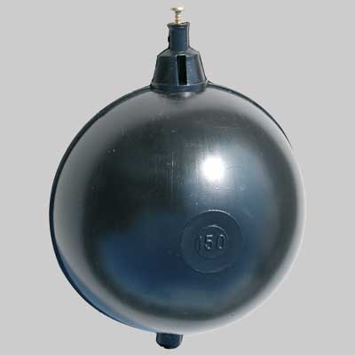 SFERA GALLEGGIANTE CON DOPPIO ATTACCO  Ø 150     ESSETTI