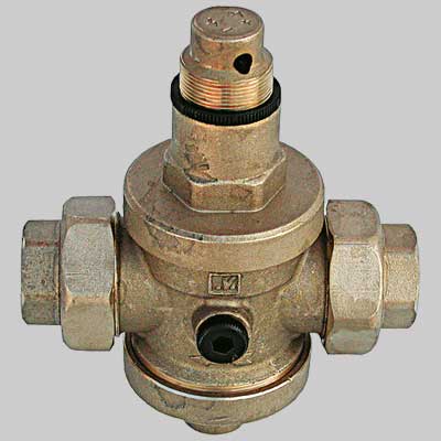 RIDUTTORE DI PRESSIONE EUROBRASS  2 c/raccordi PN 25 sede Inox     MALGORANI