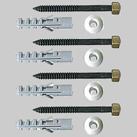 KIT FISSAGGI VASO/BIDET BRONZATI  6 x 80     MADE IN ITALY