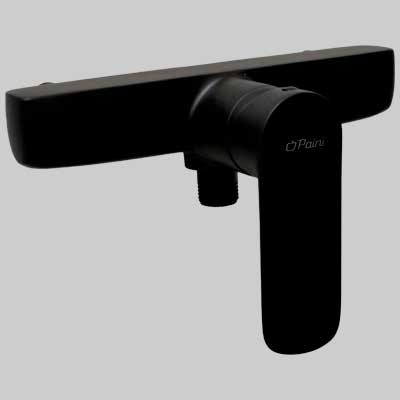 MONOCOMANDO DOCCIA ESTERNO NOVE  Nero     PAINI