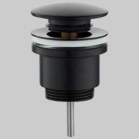 PILETTA CLICK CLACK TONDA NERA  1 1/4     MADE IN ITALY