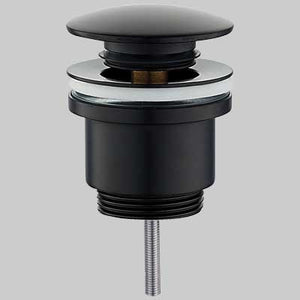 PILETTA CLICK CLACK TONDA NERA  1 1/4     MADE IN ITALY