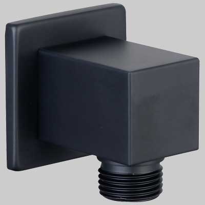 PRESA ACQUA QUADRA NERO  1/2  1/2     MADE IN ITALY