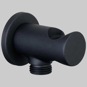 PRESA ACQUA TONDA CON SUPPORTO NERO  1/2  1/2     MADE IN ITALY