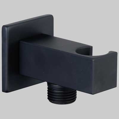 PRESA ACQUA QUADRA CON SUPPORTO NERO  1/2 1/2     MADE IN ITALY