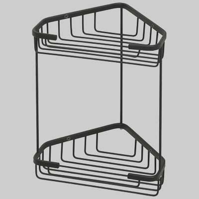 PORTA OGGETTI ANGOLARE A FILO  Nero     GEDY