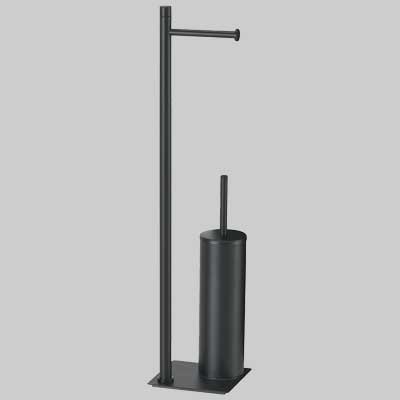 PIANTANA PORTA ROTOLO  SCOPINO TRILLY  Nero     GEDY