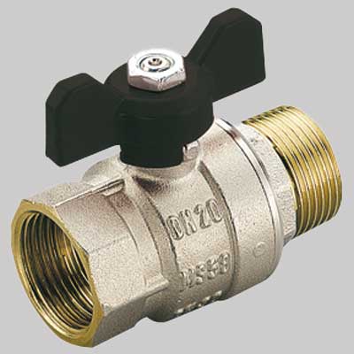 VALVOLE A SFERA PASSAGGIO TOTALE MF FARFALLA ALLUMINIO  3/8 PN 50     TIEMME