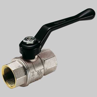 VALVOLE A SFERA PASSAGGIO TOTALE FF LEVA ALLUMINIO MOD. TORNADO  3/4 DN 20 PN 30     TIEMME