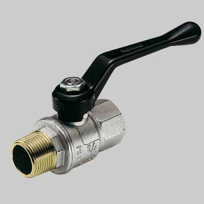 VALVOLE A SFERA PASSAGGIO TOTALE MF LEVA ALLUMINIO MOD. TORNADO  1 1/2 DN 40 PN 25     TIEMME