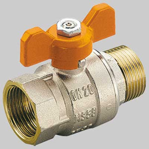 VALVOLA A SFERA PER SOLARE MF A FARFALLA  1/2     TIEMME