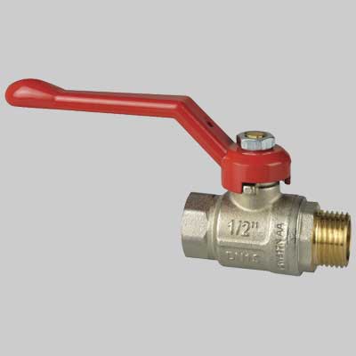 VALVOLA A SFERA M/F PASSAGGIO TOTALE C/LEVA IN ALLUMINIO  1/2 PN 50     ICMA