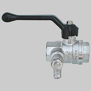 VALVOLA CON RUBINETTO SPURGO E TAPPO LEVA ALLUMINIO  11/2     BUGATTI