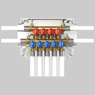 COLLETTORE SANITARIO K4.3  Fastec 1/2 6+5     TECO