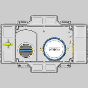 KIT CONTABILIZZAZIONE DA INCASSO CON CONTATORE PER ACQUASANITARIA K4CC EREADY  F13  DN15     TECO