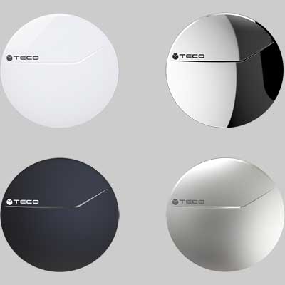 COMANDO INTERNO A FILO MURO TECO  Cromo Lucido     TECO