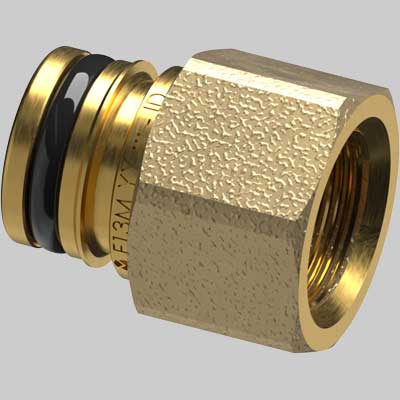 RACCORDO FASTEC FILETTATO FEMMINA  F13 1/2     TECO