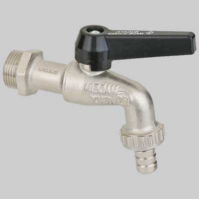 RUBINETTO PORTAGOMMA LEVA ALLUMINIO PESANTE  1/2     BUGATTI