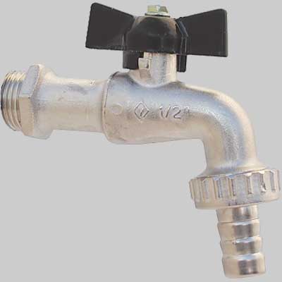 RUBINETTO PORTAGOMMA A FARFALLA TIEMME  1/2     TIEMME