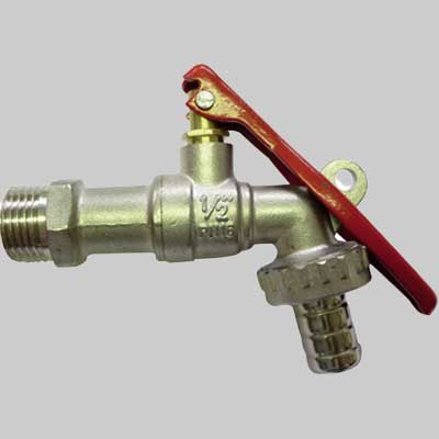 RUBINETTO PORTAGOMMA CON BLOCCA LUCCHETTO  1/2     BIANCHI ANGELO & OSVALDO