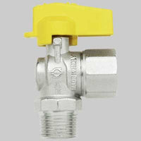 RUBINETTO A SQUADRO GAS M/F  1/2  1/2     F.I.V.