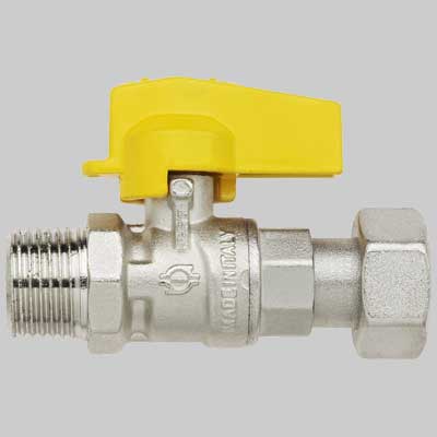 RUBINETTO DIRITTO MASCHIO CON DADO GIREVOLE  1/2 x 1/2 G     F.I.V.