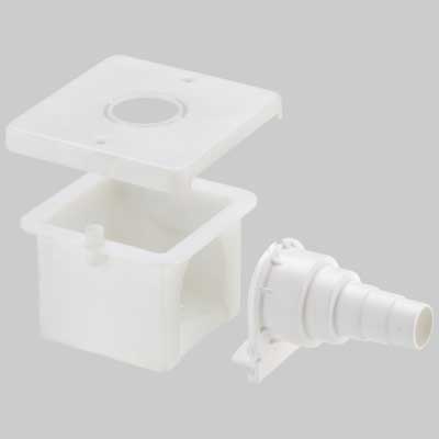 SCATOLA AD INCASSO PER GOMITI FLANGIATI  90x90     F.I.V.