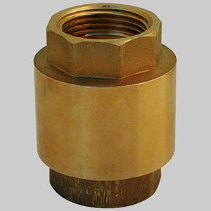 VALVOLA DI RITEGNO A MOLLA EURO INSERTO IN OTTONE  2     TIEMME