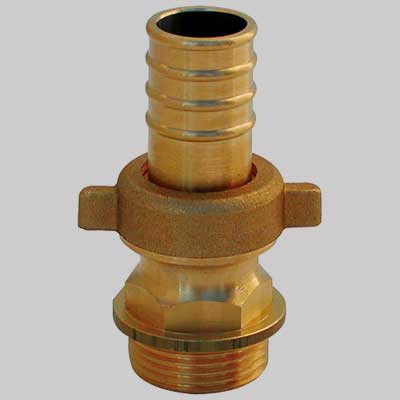 RACCORDO DIRITTO PER POMPA OTTONE  11/4 x 35     MADE IN ITALY