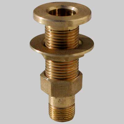 RACCORDO CON CODOLO PER CASSONE IN OTTONE  1/2     MADE IN ITALY