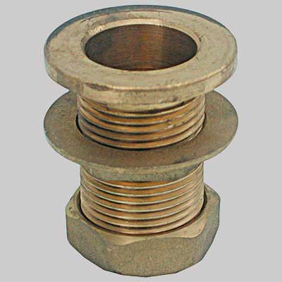 RACCORDO CON TAPPO PER CASSONE IN OTTONE  1/2 Fil. Int. 3/8     MADE IN ITALY