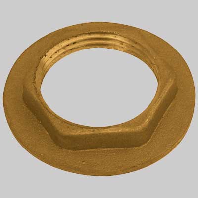 CONTRODADO CON FLANGIA OTTONE GIALLO  11/4     MADE IN ITALY