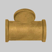 RACCORDO A TEE OTTONE GIALLO  1/4 x 1/4 x 1/4     MADE IN ITALY