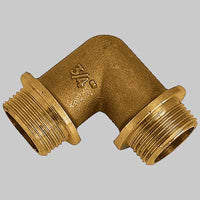 GOMITO MASCHIO/MASCHIO OTTONE GIALLO  1/2 x 1/2     MADE IN ITALY