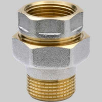 RACCORDO DIRITTO NICHELATO IN TRE PEZZI F/M  1/2     APM