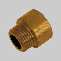 PROLUNGA OTTONE GIALLO - 1/2 x 20 - 10 pezzi - MADE IN ITALY