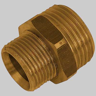 NIPLES RIDOTTO OTTONE GIALLO  1 x 3/4     MADE IN ITALY