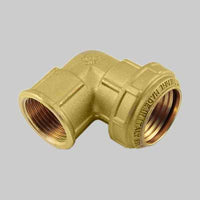 RACCORDO CURVO FEMMINA PN 25 COBRARING  63 x 2     TIEMME