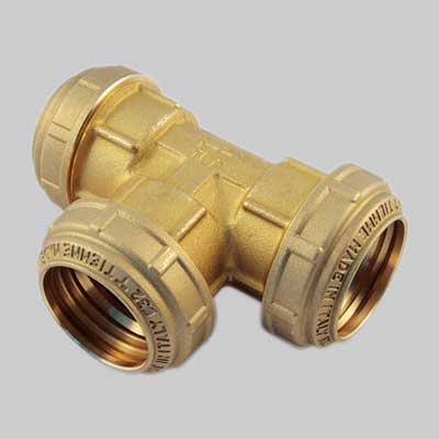 RACCORDO A TEE PN 25 COBRARING  25 x 25 x 25     TIEMME
